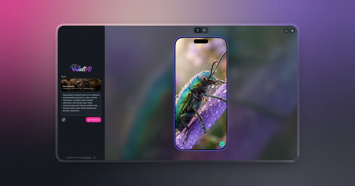 Wallai: AI-Powered Wallpaper Generator